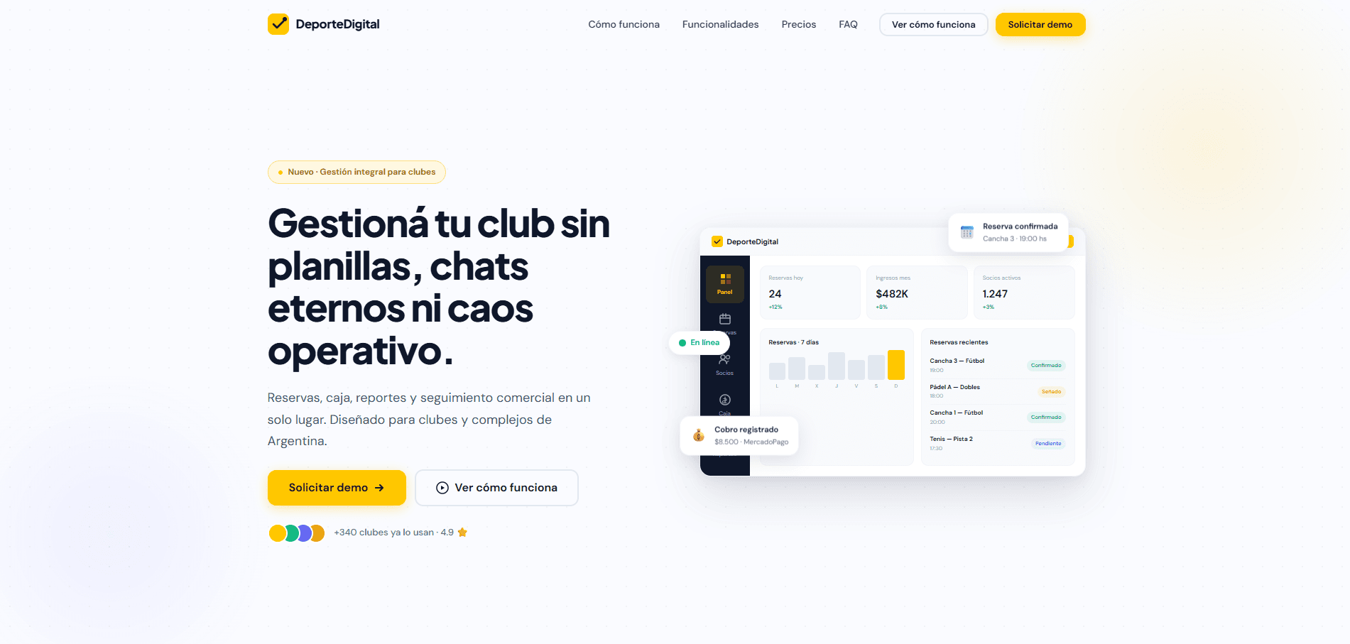 Proyecto Sistema web de gestion para clubes deportivos